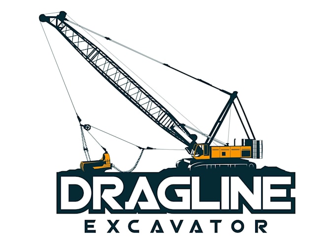 design awesome beautiful crane logo