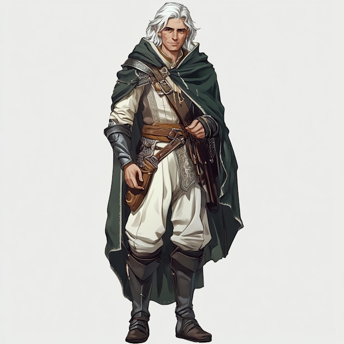 create dnd party art illustration