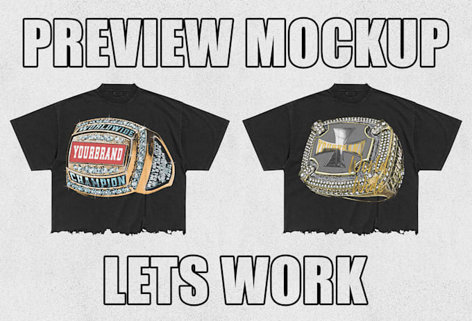 do custom detail champion ring shirt design