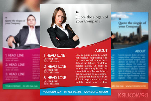design HOT flyer, poster, brochure in 24 hours