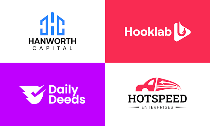 create unique modern minimalist business logo design
