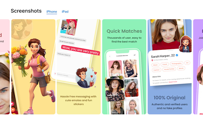 design the best app screenshots for app store and play store