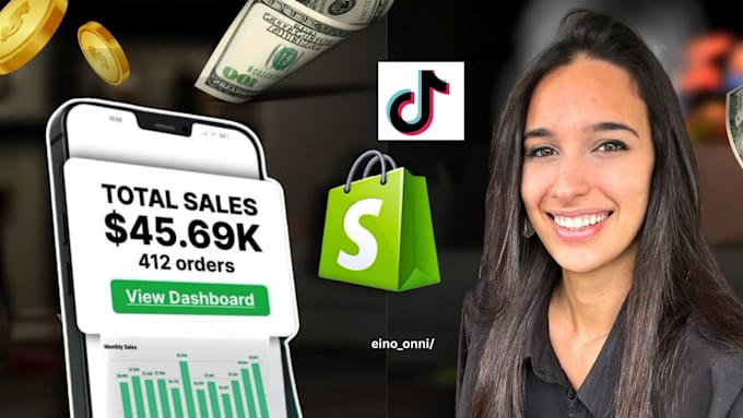 shopify marketing, halloween etsy or shopify  tiktok ads sales traffic promotion