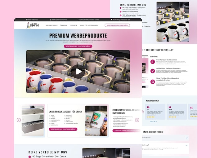 designe und erstelle eine website