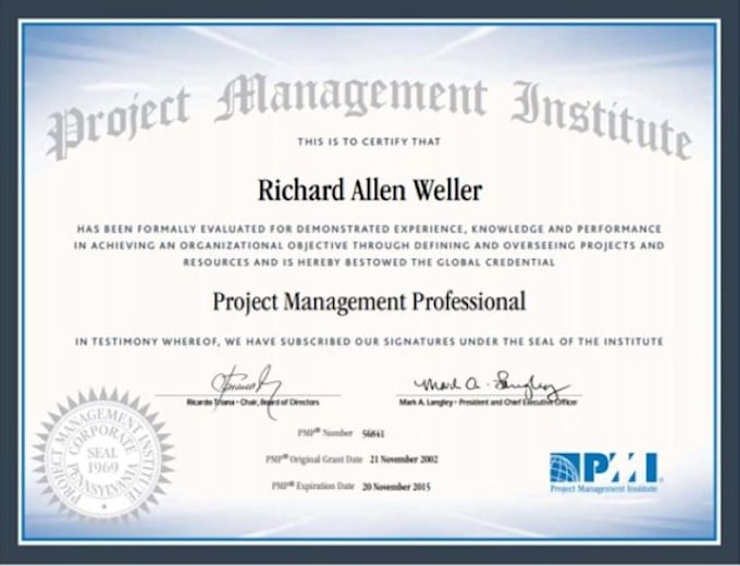provide a pmp itto matrix