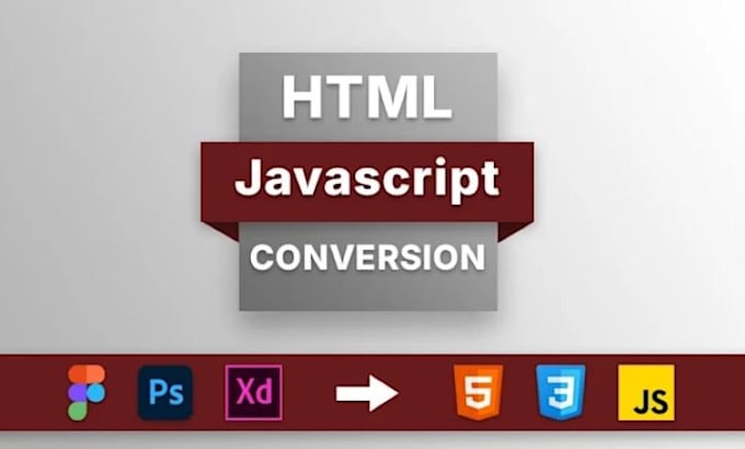 Create a responsive html, css, javascript website or landing page by ...