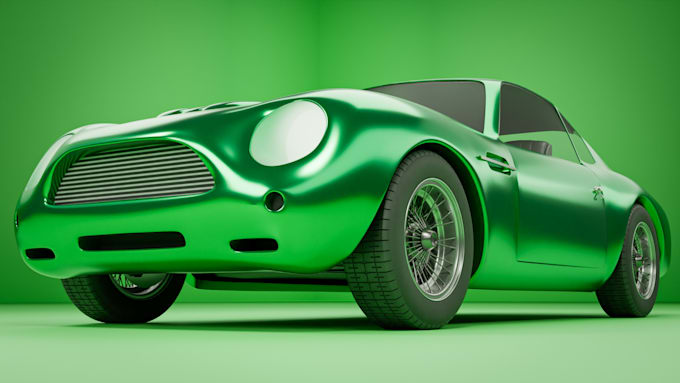 create high quality 3d car models