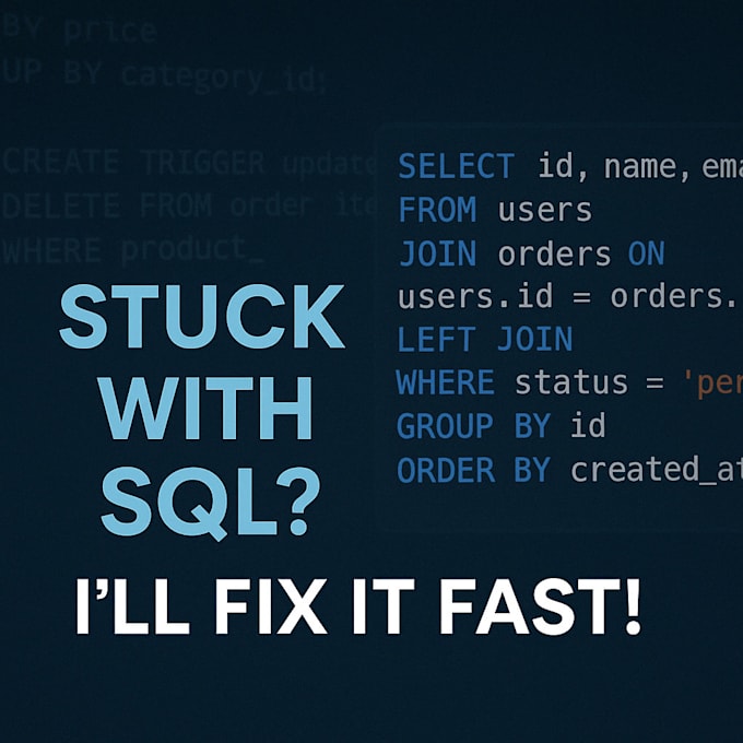 design, normalize, and optimize your database in sql