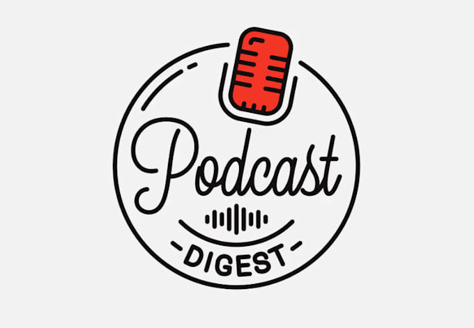 do superb podcast logo with express delivery