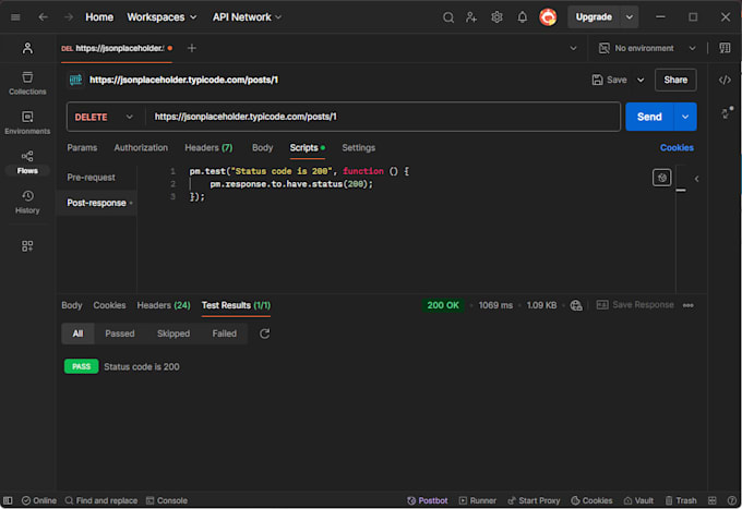 test your apis and provide detailed postman reports