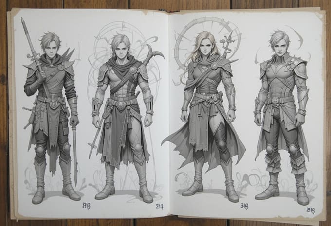paint realistic or fantasy character art