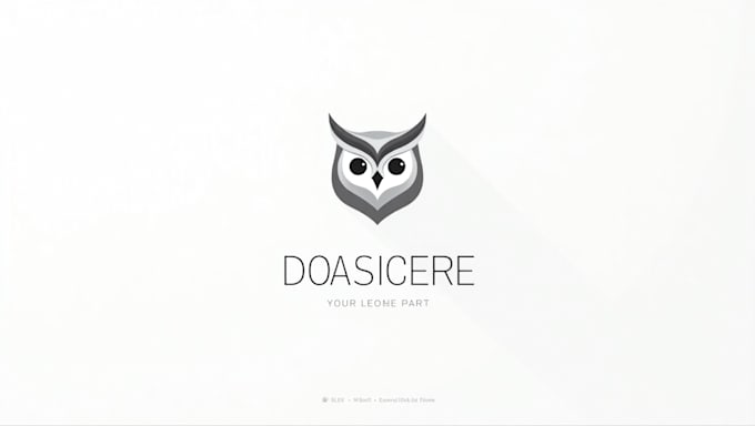 do modern minimalist owl mascot logo design