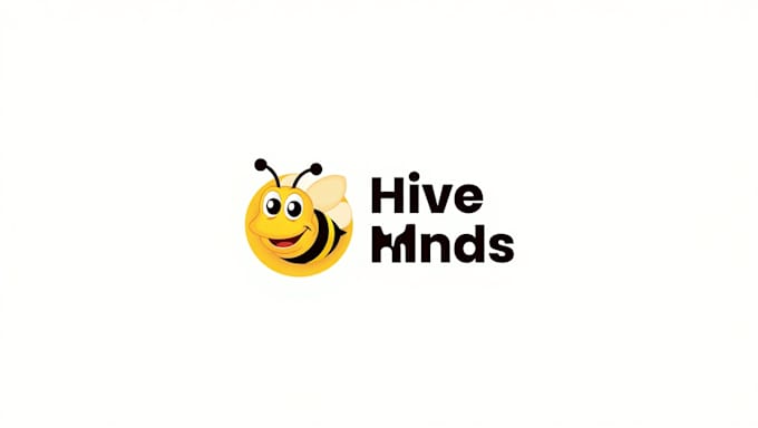 do awesome bee mascot logo design