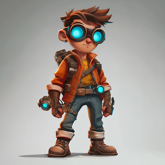 create simple 2d game characters