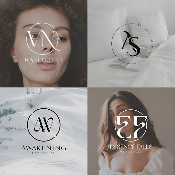 do unique modern flat minimalist logo or graphics design