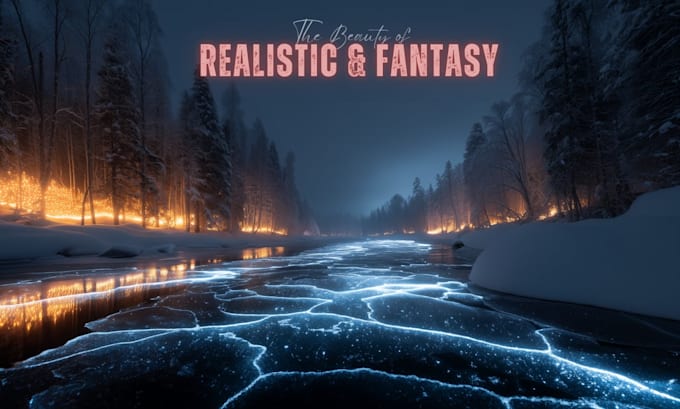 create realistic and fantasy ai landscape images for games, books and art