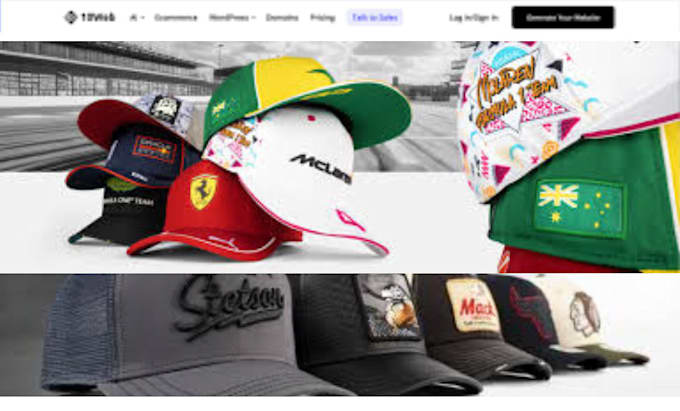 design highly profitable hat shopify headwear store cap print on demand website