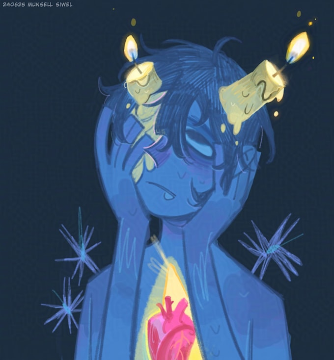 do anime boy, anime girl, old people, your oc stylized