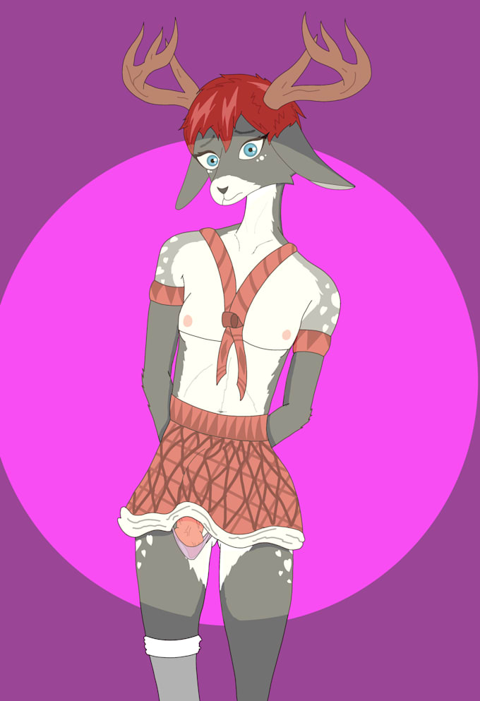 draw a beautifull furry nsfw art