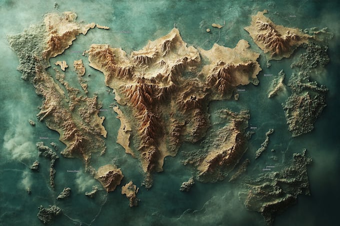 draw high quality fantasy or real world vector maps