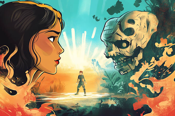 create an awesome illustration for you