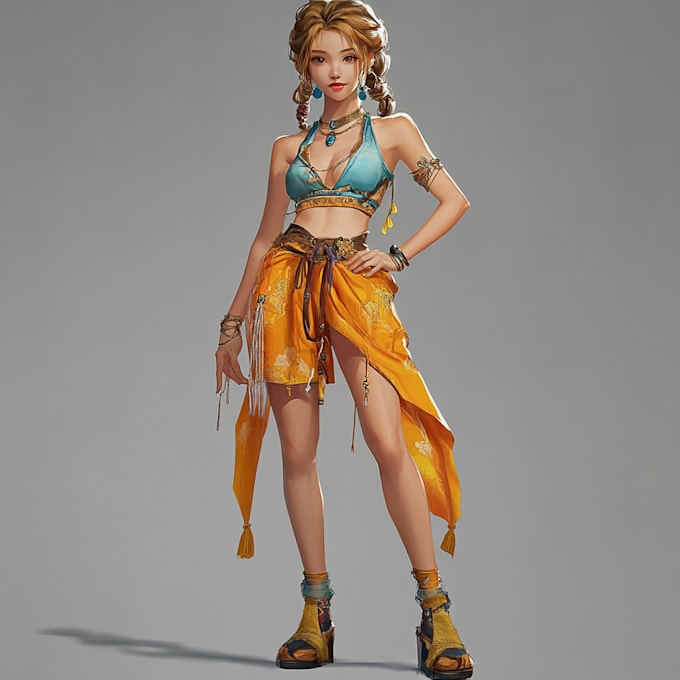 make game character art, 2d game character art