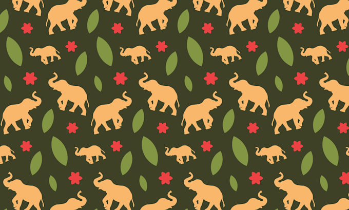 create a seamless textile pattern design
