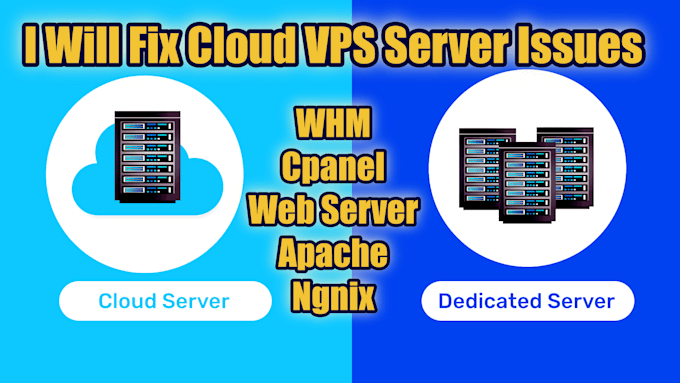 fix issues with your whm,cpanel, AWS cloud, web servers