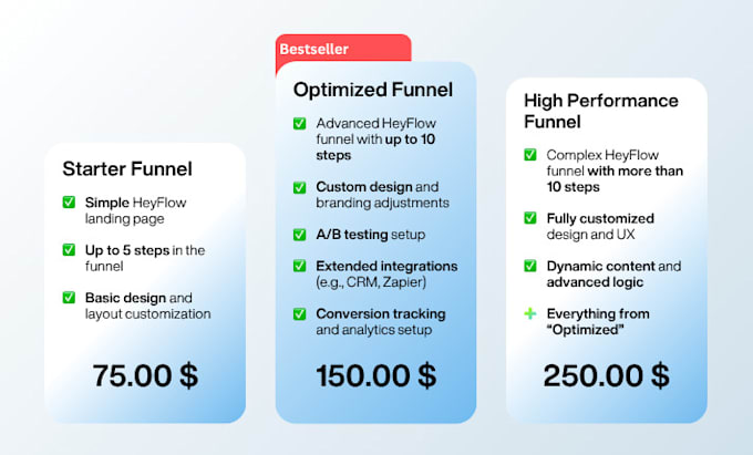 build a high converting heyflow lead funnel for you
