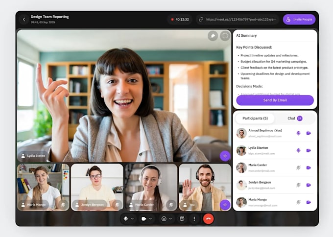 develop live streaming app, live event app video conference app