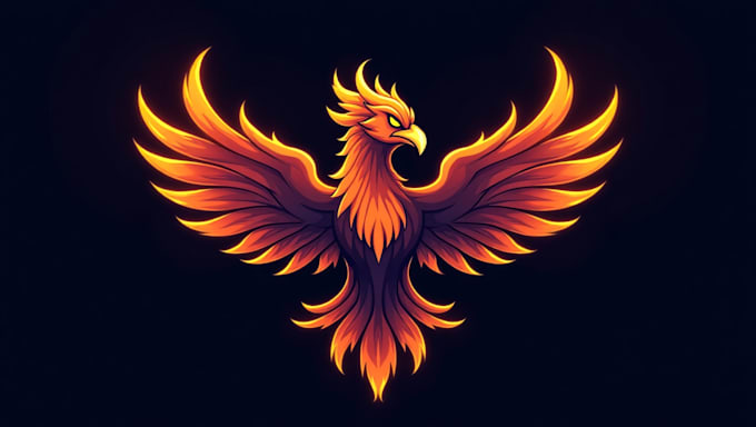 make high quality phoenix logo with free source file