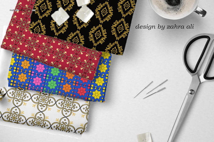 create seamless pattern designs for fabric