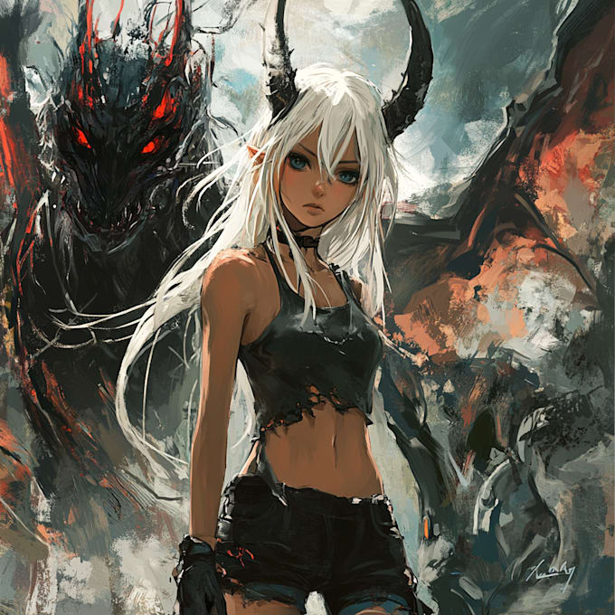 draw manga comic webtoon anime story for