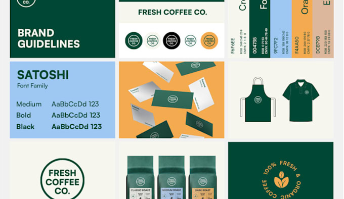 Design logo, full branding kit package and brand style guide by ...