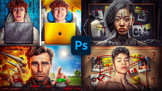 design custom and clickable youtube thumbnail