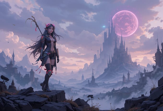 make cyberpunk and retro aesthetic characters
