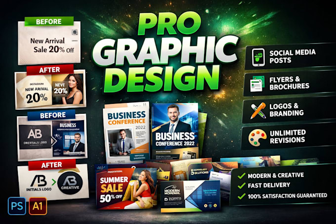 do any custom graphic design work you need