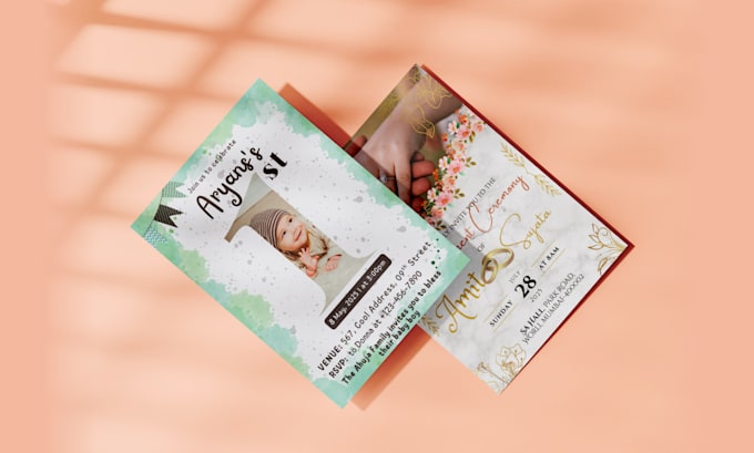 design elegant birthday invite, wedding invitation, save the date