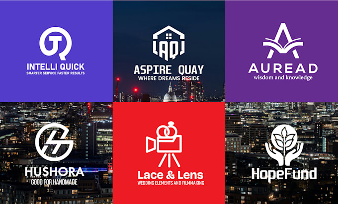 do modern minimalist custom luxury logo design and redesign