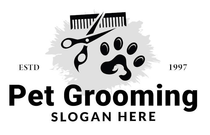 design awesome grooming logo