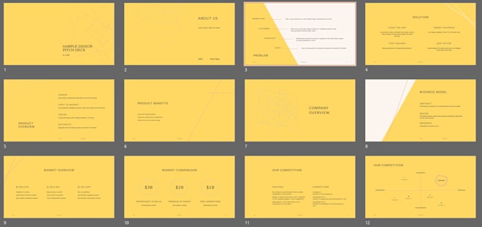 design a modern and professional powerpoint