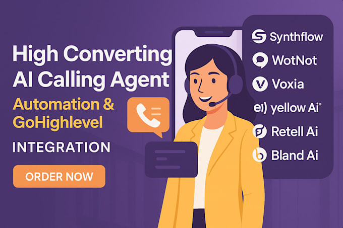 ai automated calling agent on synthflow vapi bland retell integrate gohighlevel