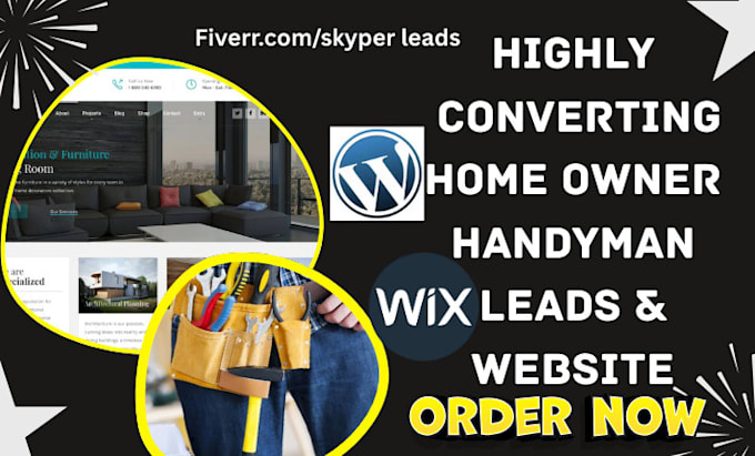 generate homeowners leads roofing construction handyman window installation web