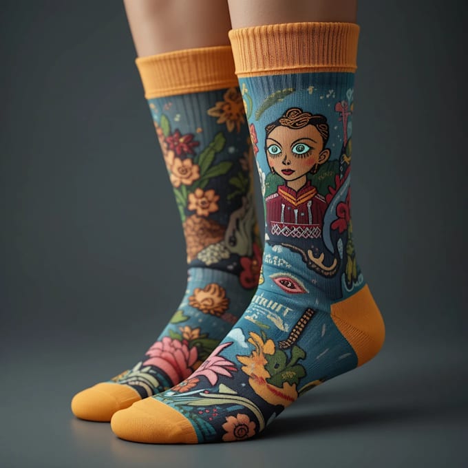 Create a unique socks design by Loganox | Fiverr