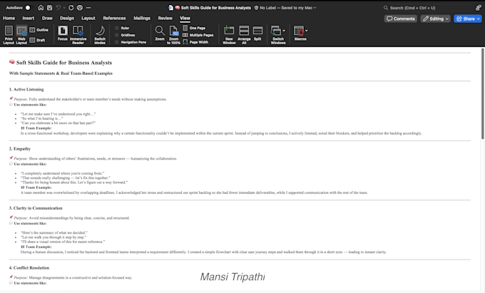 write software requirement specification srs, brd documents