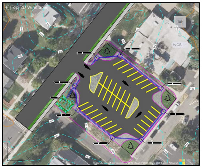 do civil engineering, stormwater flow drainage, grading plan, building drawings