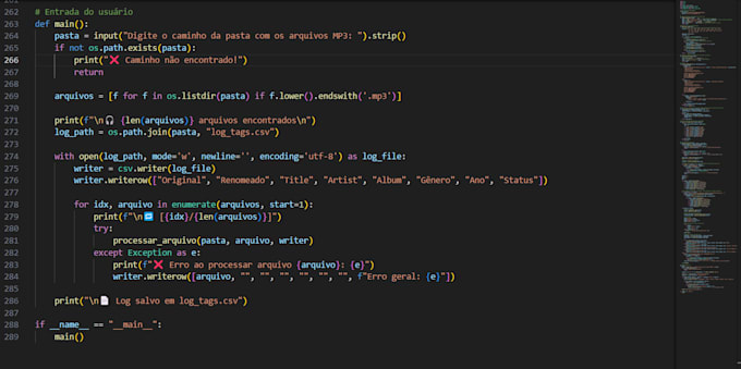 create a basic script or fix bug
