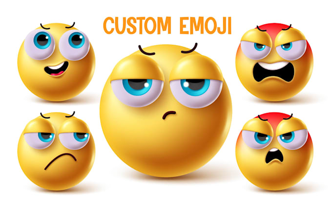 design custom high quality 3d emoji vector illustrations for your brand