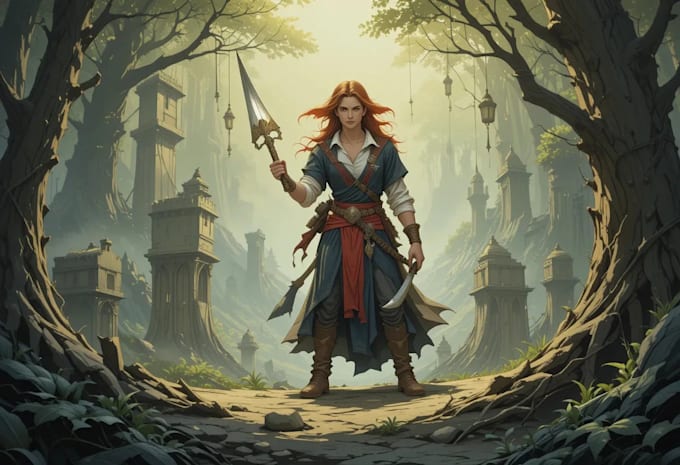 dnd character art and dnd character art