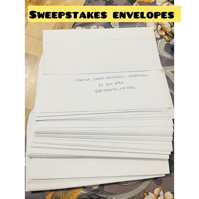provide sweepstakes cards  writing and extracting codes